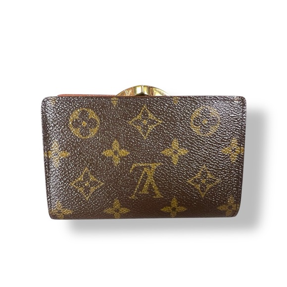 Authentic Louis Vuitton Vintage Kiss Lock French Wallet - Picture 2 of 15